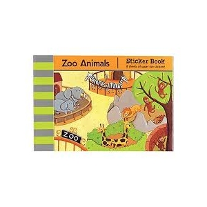 Libro de pegatinas: animales de zoo