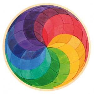 Círculo colores espiral pequeño