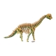 Puzle 3D Brachiosaurio